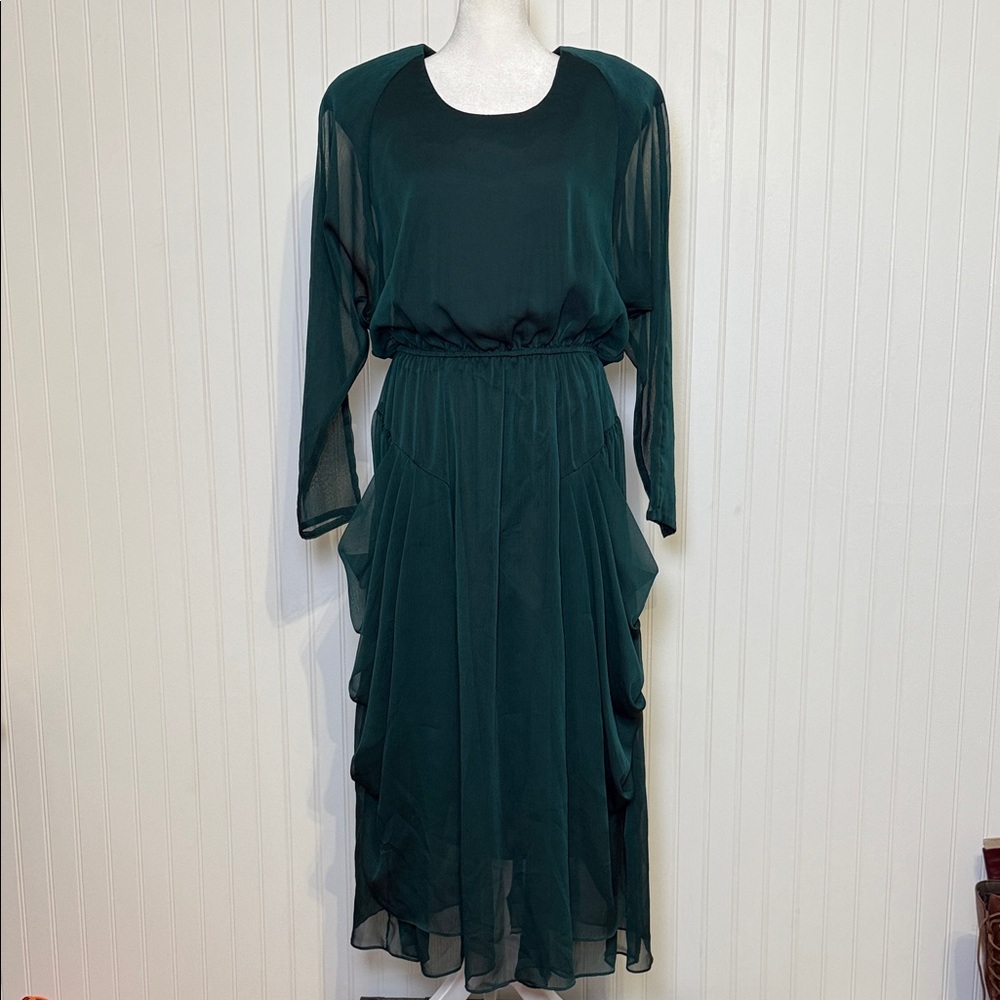 Vintage | size 10 | Spencer Alexis | green Dress